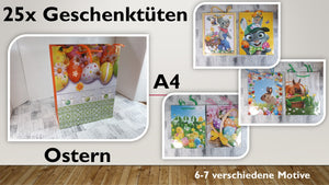 Geschenktüten A4; Ostern (25 Stück)