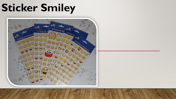 Sticker Smiley (12 Stück)