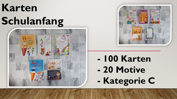 Karten (C); Schulanfang (100 Stück)