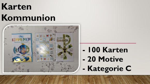 Karten (C); Kommunion (100 Stück)
