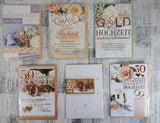Karten (A); Goldene Hochzeit (30 Stück)