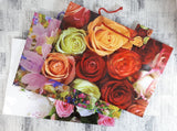 Geschenktüten A4; Blumen quer (10 Stück)